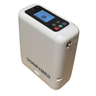 Přenosný kyslíkový koncentrátor s 1 baterii - DONRYMED KPE-5 (5L/min), 96% o2