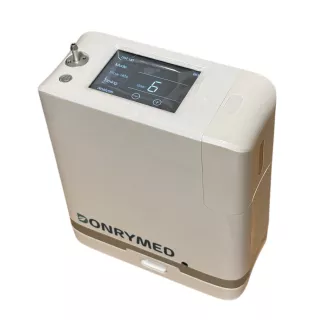 Přenosný kyslíkový koncentrátor s 2 bateriemi - DONRYMED KPE-6 (6L/min), 96% o2