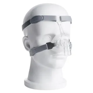 Kyslíková maska na nos DONRYMED NM, velikost L, pro zařízení APAP/CPAP/Bi-PAP pro monitoring a léčbu spánkové Apnoe.